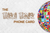 Tiki Talk PhoneCard