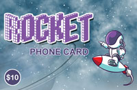 Rocket PhoneCard $10 - International Calling Cards