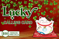 Lucky Phone Card $50 - International Calling Cards