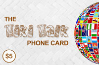 Tiki Talk PhoneCard $5 - International Calling Cards