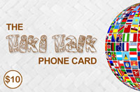 Tiki Talk PhoneCard $10 - International Calling Cards