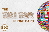 Tiki Talk PhoneCard $20 - International Calling Cards